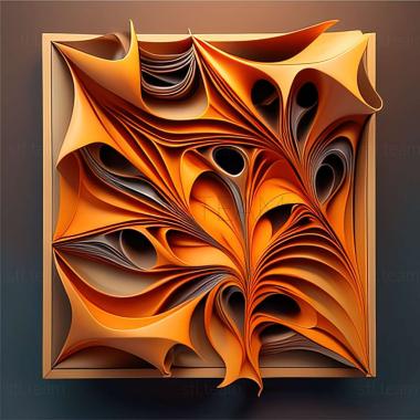 3D model abstract painting (STL)